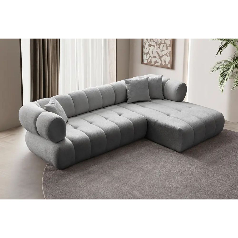 Ugaona Sofa Petra Desna - Siva slika 3