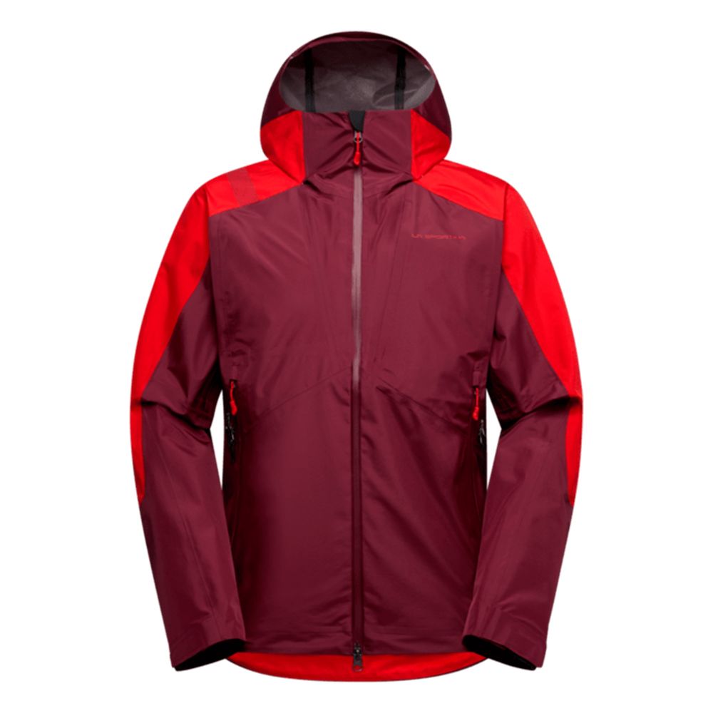 La Sportiva Muška jakna Crossridge Evo Shell, Redwood/Mountain Red slika 1