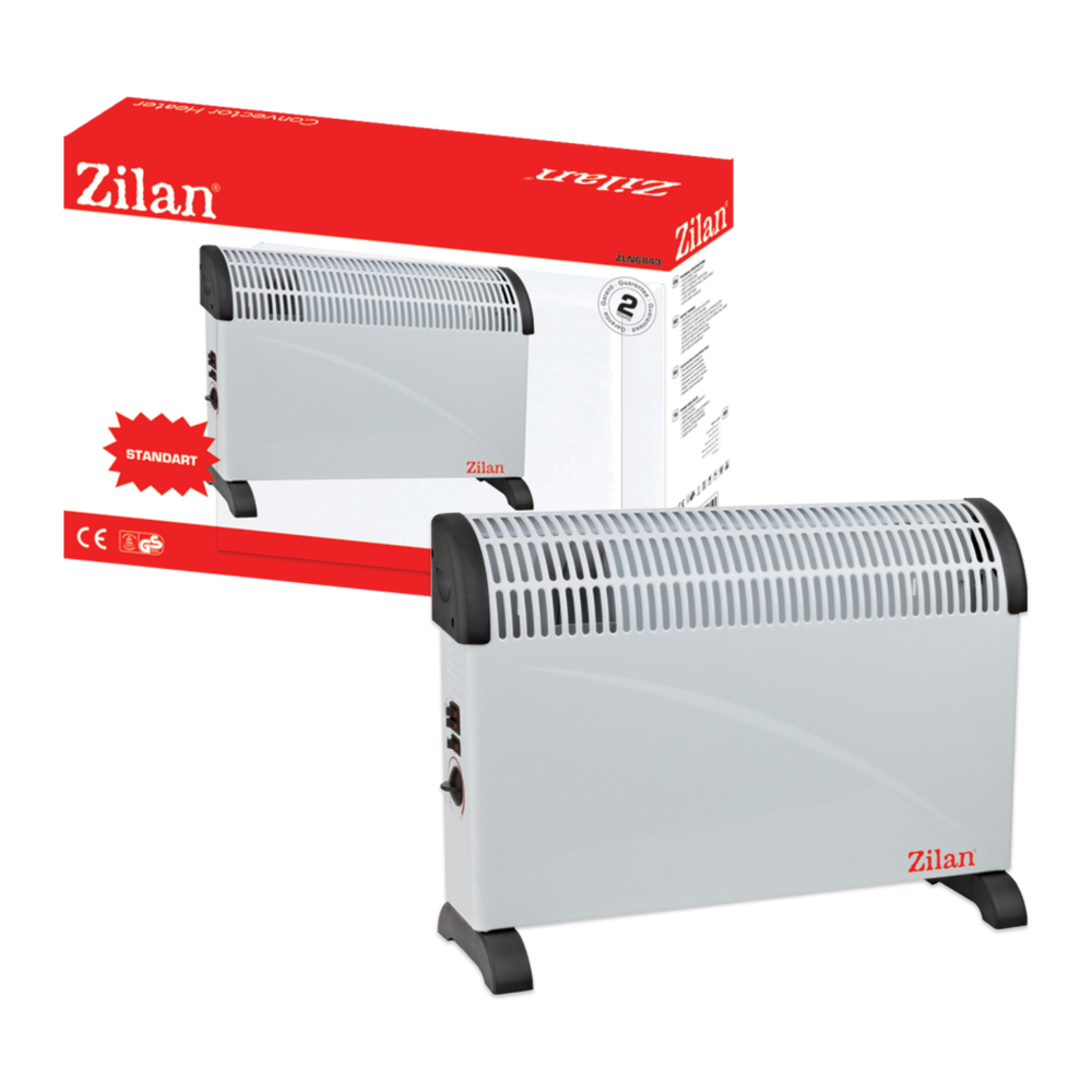 Zilan Grijalica, 2000 W, podesiv termostat, bijela - ZLN6843 slika 3
