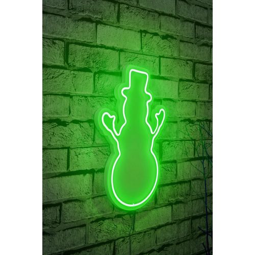 Wallity Ukrasna plastična LED rasvjeta, Snowman - Green slika 10