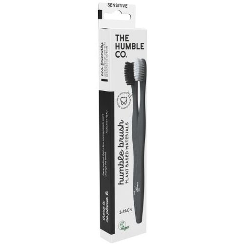 The Humble&Co black četkica za zube, sensitive 2-pack slika 1