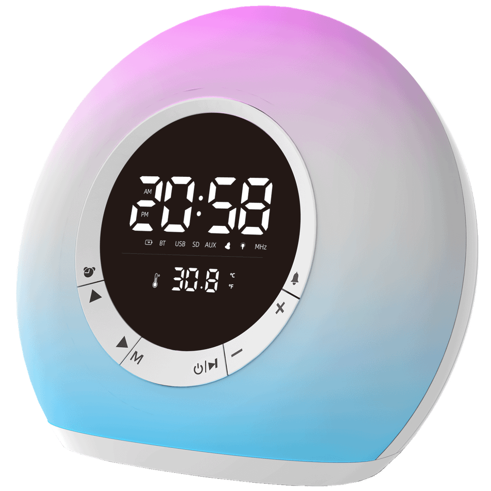 MeanIT Zvučnik bežični, Radio Alarm Sat, Bluetooth - B15 slika 3