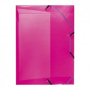 Mapa A4 PP 4 cm s klapom i gumicom pink Herlitz