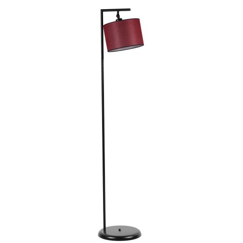 Podni lampa Smart8733-7 u crnoj i bordo crvenoj boji slika 1