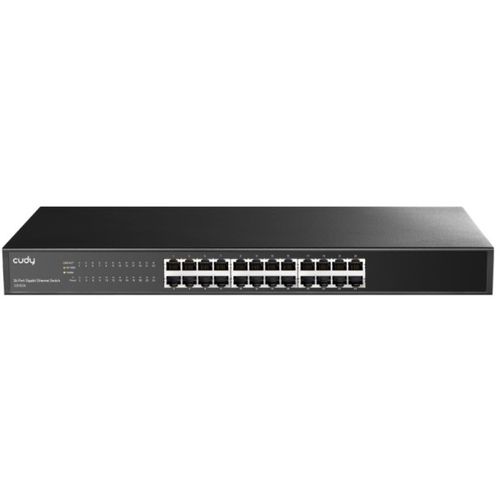 Cudy GS1024 24-Port 10/100/1000M Switch,24 x Gbit  RJ45 port, rackmount (alt. Teg1024d, PFS3024-24) slika 1