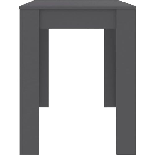 Blagovaonski stol sivi 120 x 60 x 76 cm od iverice slika 23