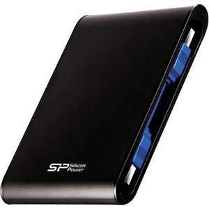 Silicon Power SP020TBPHDA80S3K Portable HDD 2TB, Armor A80, USB 3.2 Gen.1, IPX7 Protection, Black