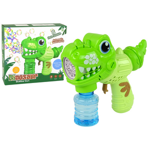 Soap Bubble Machine Dinosaur Green Liquid