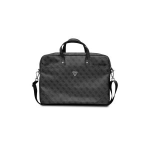 GUESS torba za laptop 15/16" Black Saffiano Hot Stamp Logo