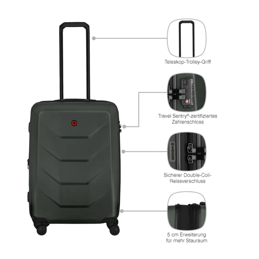 Wenger kofer 65 cm Prymo Hardside 653636, antracit slika 5