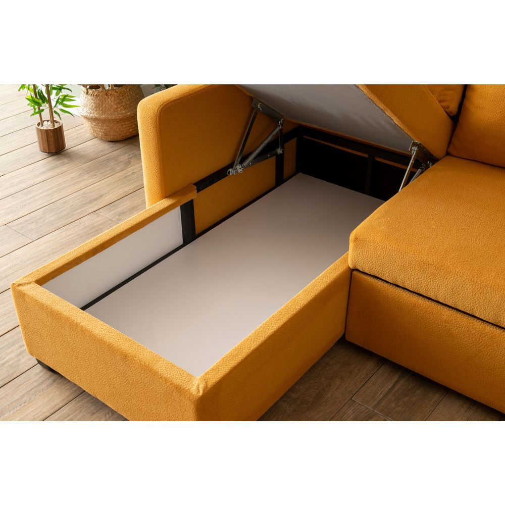 Krevetna ugaona sofa Flavia – bež slika 7