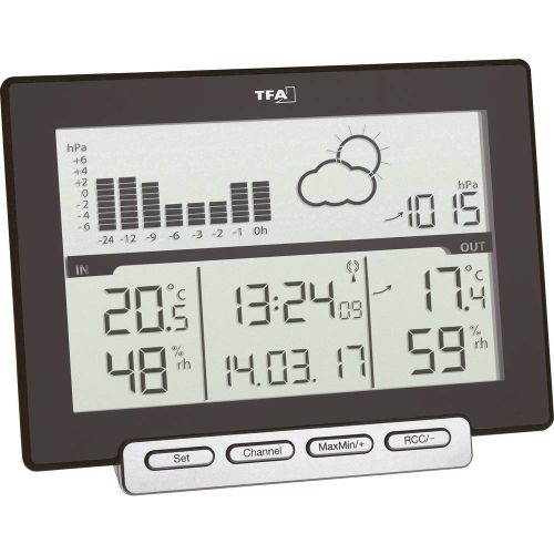 TFA Dostmann Meteo Sens 35.1139.01 bežična vremenska stanica Predviđanje za 12 do 24 sata slika 1