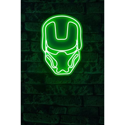 Wallity Ukrasna plastična LED rasvjeta, Iron Man - Green slika 10