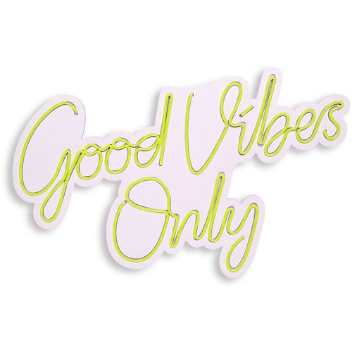 Wallity Ukrasna plastična LED rasvjeta, Good Vibes Only 2 - Yellow slika 4