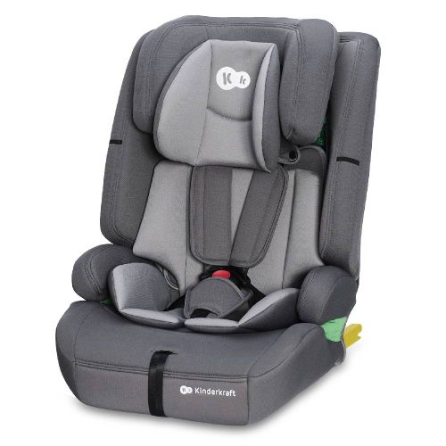 Kinderkraft autosjedalica Safety Fix 2 9-36 kg (76-150 cm), Grey slika 1