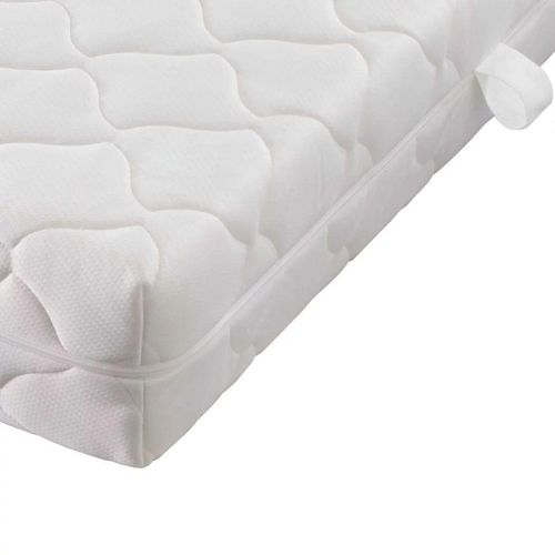 Krevet od umjetne kože s madracem LED bijeli 180 x 200 cm slika 3