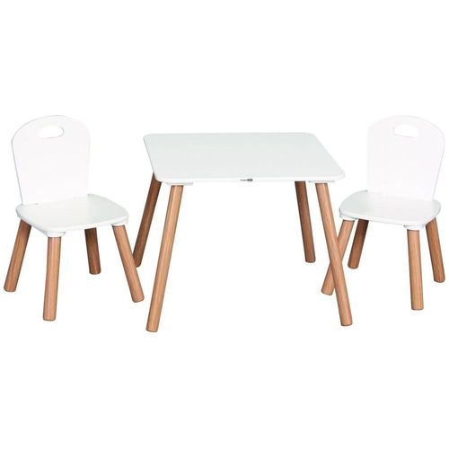 FREEON stol athena sa dvije stolice white 40437 *bez originalne ambalaže slika 1