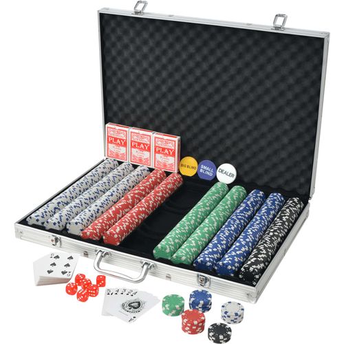 Set za Poker s 1000 Žetona Aluminijum slika 20