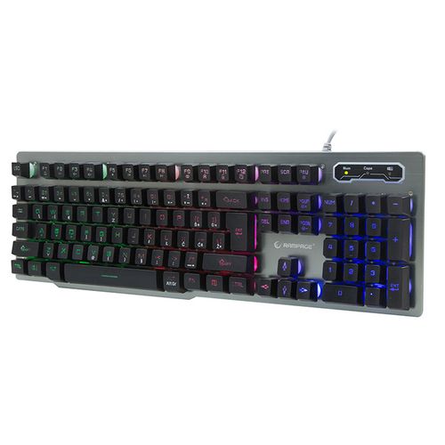 Tastatura kb-r78 sivo crna rampage - 30859 slika 2