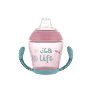 Canpol flašica 230 ml - Sea Life Roza