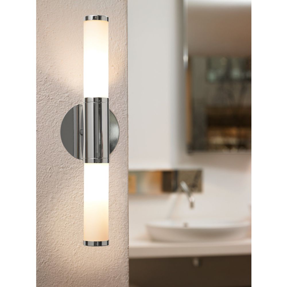 Eglo Palmera zidna lampa E14, IP44, krom/opal slika 2