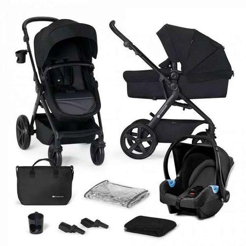 Kinderkraft Kolica 3u1 A-Tour (Mink Pro) Black slika 1