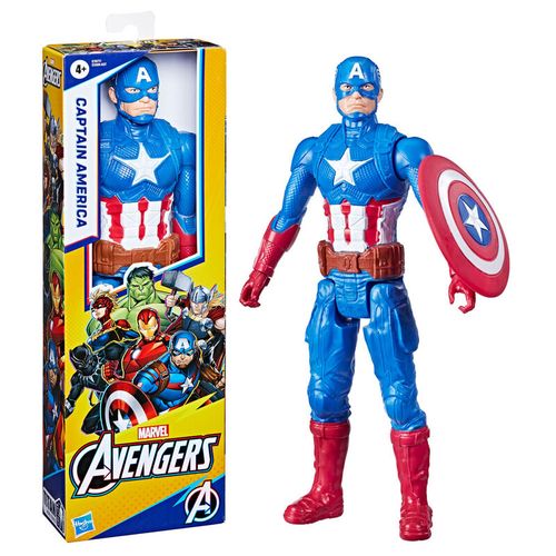 Marvel Avengers Titan Hero Deluxe figura Kapetana Amerike 30 cm slika 1