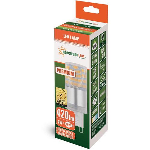 LED ŽARULJA TOPLO SVJETLO G9 4W 230V PREMIUM 14433 slika 4