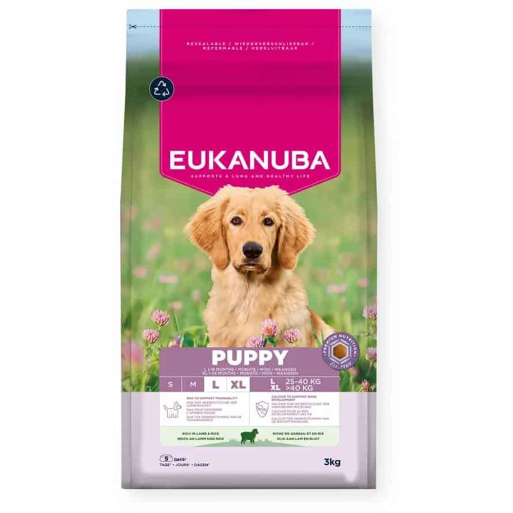 EUKANUBA PUPPY - janjetina - veličina zrna -veliko 12kg slika 1