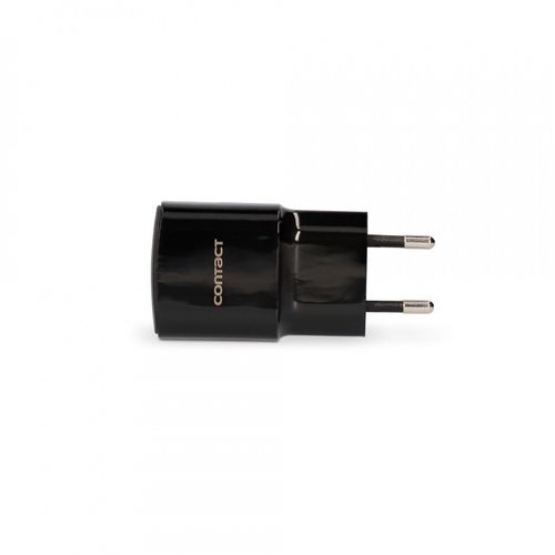 CONTACT LCCDC02 ZIDNI BRZI Punjač 10W + KABL USB-C 1M, CRNI slika 3