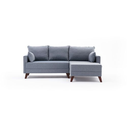 Bella Soft Mini Köşe Right - Plavi Kutni Sofa-Krevet slika 6