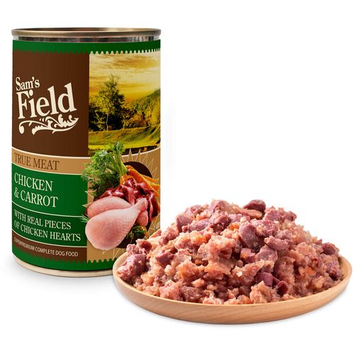 SAM´S FIELD True Meat Piletina s Mrkvom, 400 g slika 1