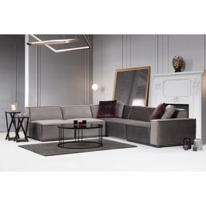 Lego Corner 5 (O1-O1-C-O1-1R) Sivi Kutni Sofa