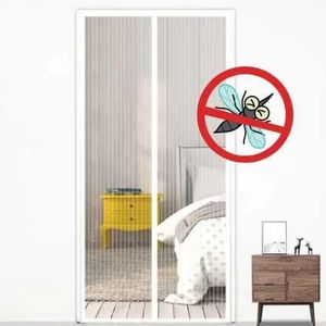 Mreža protiv komaraca za vrata - bijela (120/230)