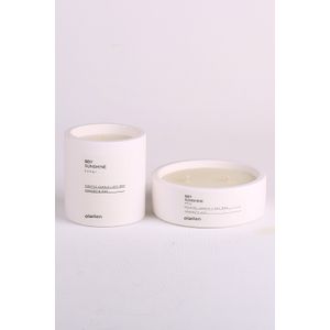 Candle set (2 pieces) Bby Sunshine, colours: white