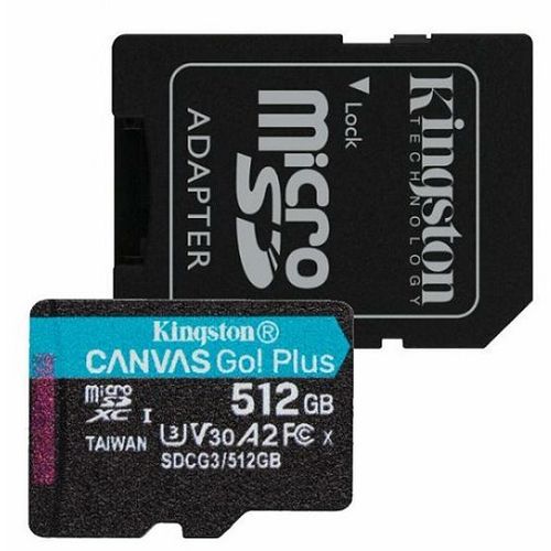 Kingston microSDXC, Select plus Go,R170/W90, 512GB slika 1