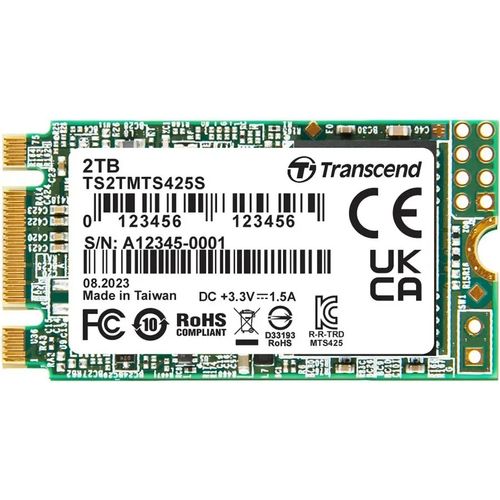 Transcend TS2TMTS425S 2TB, M.2 2242 SSD, SATA3 B+M Key, TLC slika 1