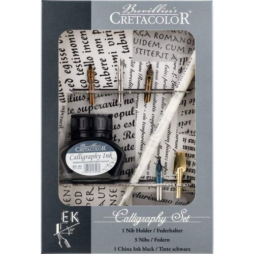 CRETACOLOR Umjetnički set za kaligrafiju 7 kom (držač, tinta, pera ) 431 20 slika 7