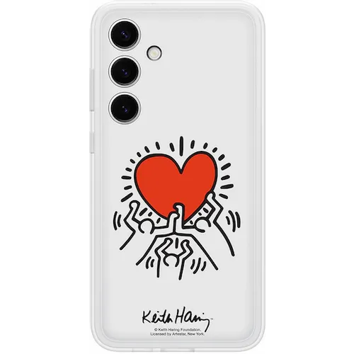 Samsung Galaxy S24+ Flipsuit Case White (includes White Keith Haring plate) slika 1