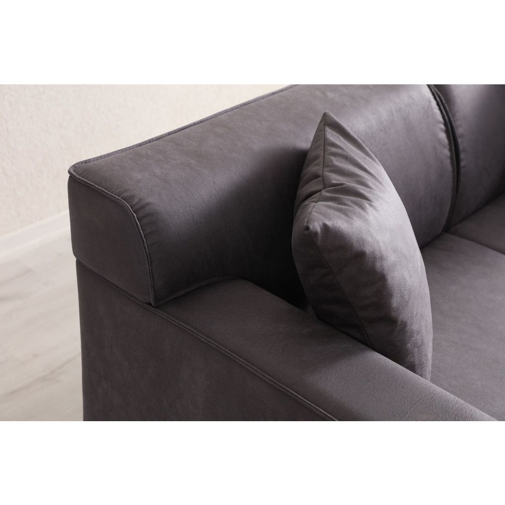 Dvosjed Sofa Nova Petra 2 - boje: antracit slika 4