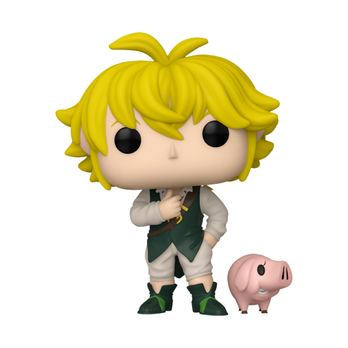 FUNKO POP ANIMATION: SEVEN DEADLY SINS - MELIODAS W/HAWK slika 2