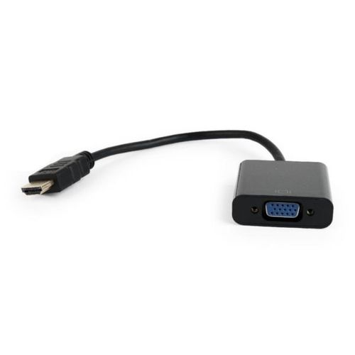 Gembird HDMI to VGA adapter cable, single port, black slika 1