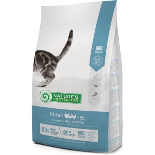 Nature's Protection Super Premium Kitten Živina i Kril, hrana za mačiće 2 kg slika 1