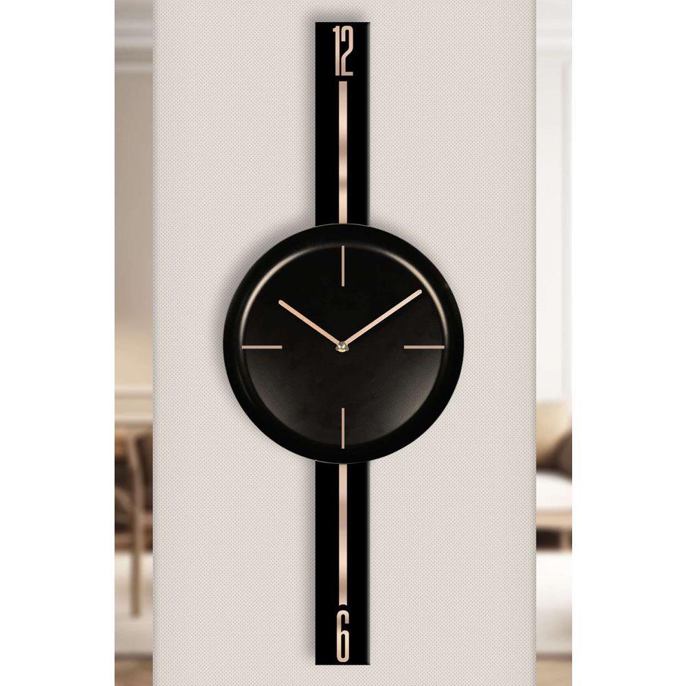 Decorative wall clock Vlnt103Syhsyh, colour: black slika 1