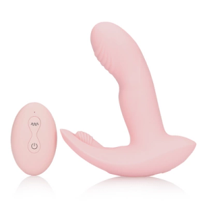 Loveline by Shots vibrator na prste s daljinskim upravljačem - šifon od trešnje