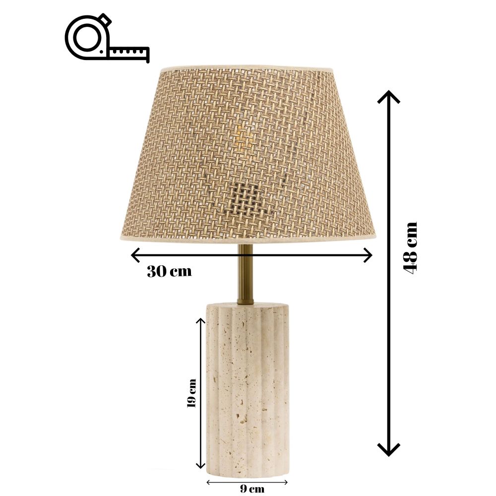 Stolna Lampa Astra - smeđa boja slika 8