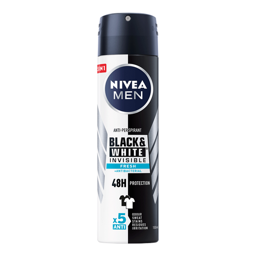 NIVEA Men Black&White Fresh dezodorans u spreju 150ml slika 1