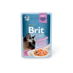 Brit Premium Sterilized Cat Delicate Fileti u sosu sa lososom 24 x 85 g