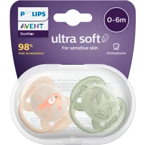 Philips Avent duda varalica Ultra Soft 0-6mj. Jungle 