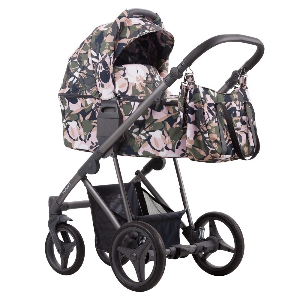 Bebetto Kolica Flavio - Set 2u1 Flowers 01 slika 3